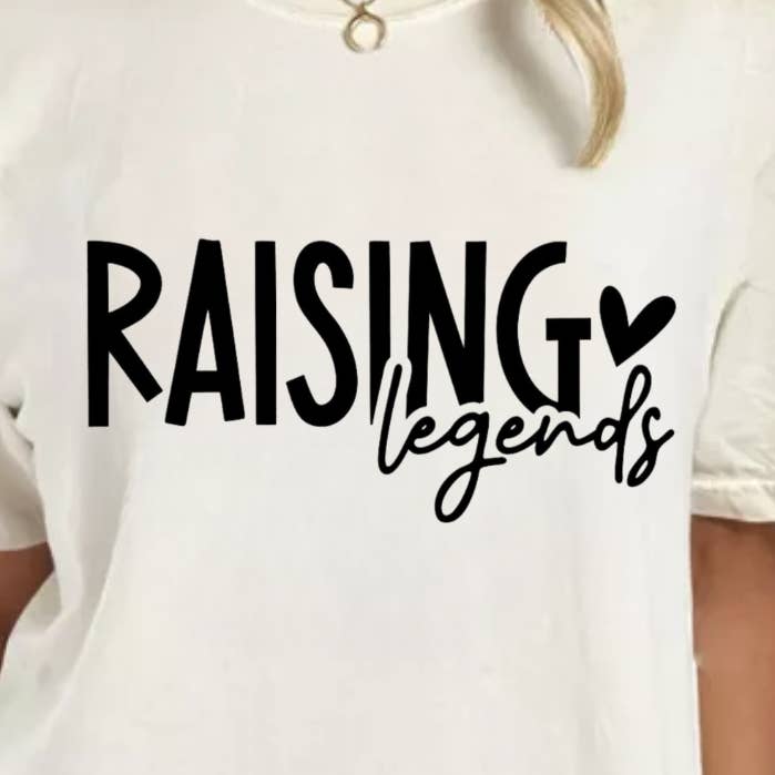 (shirt not included) Raising Legends in BLACK - Screen print Transfer for wholesale by TEELUX