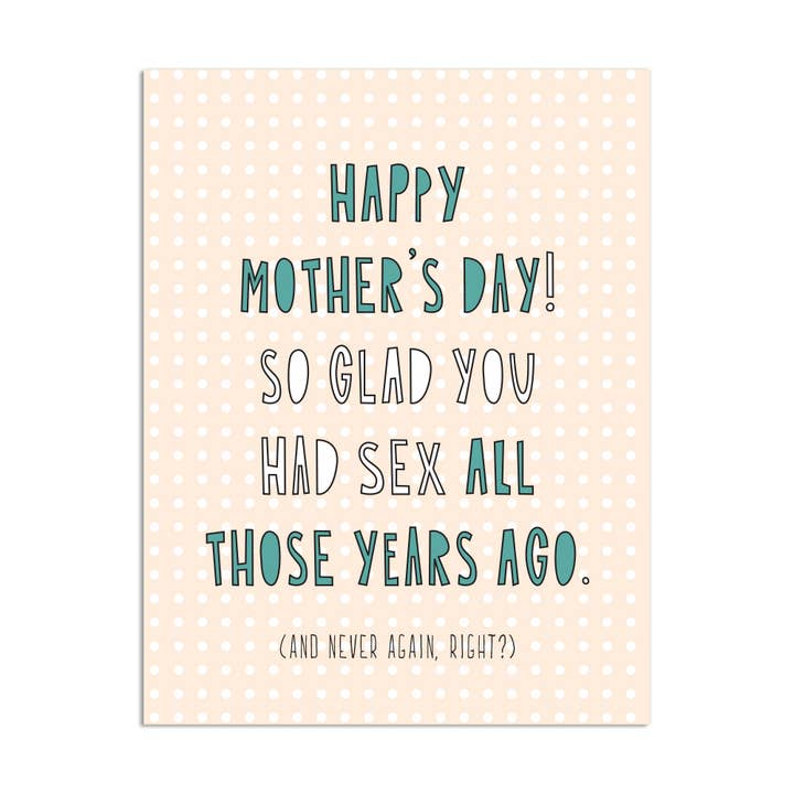 377 - Mors Dag Sex - A2-kort for engroshandel hos Near Modern Disaster