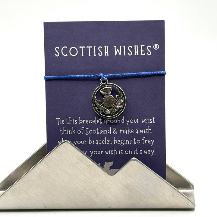 Arran Wishes – Großhandel Armband mit Charms/Anhängern – Schottische Distelwunscharmbänder