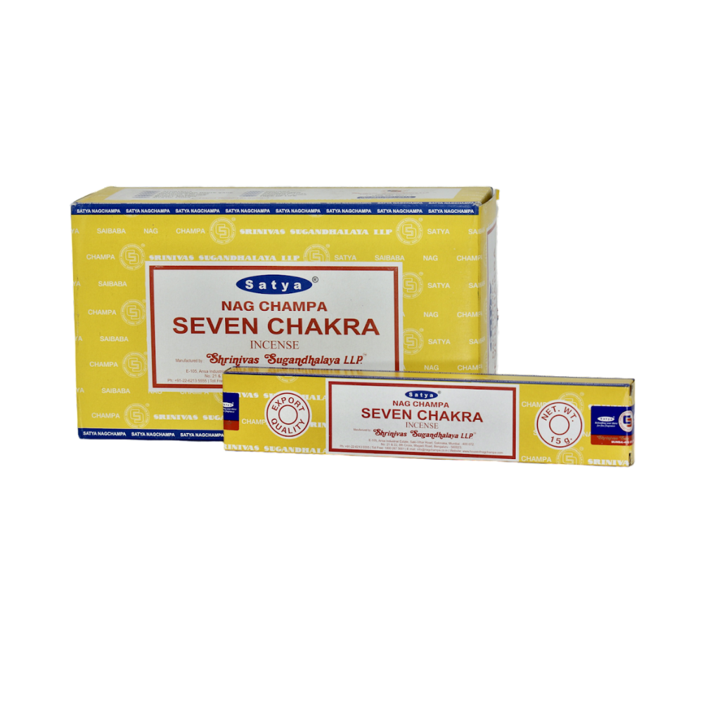 Earths Elements Wholesale - Wholesale Incense - Satya Incense - Seven Chakra1