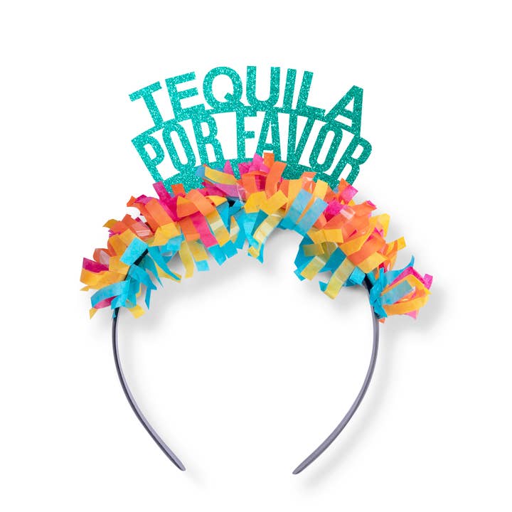 Bandeau de fête Tequila Por Favor Cinco De Mayo pour la vente par Festive Gal