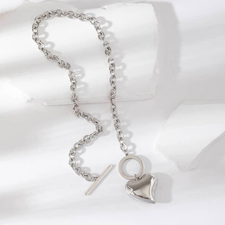 Lovelika - Wholesale Locket necklace - Heart Pendant Necklace - Amandine1