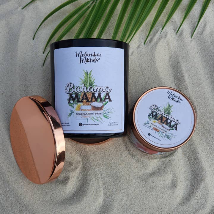 Bahama Mama | Pineapple, Coconut & Rum Candle for wholesale by Melanin Minds