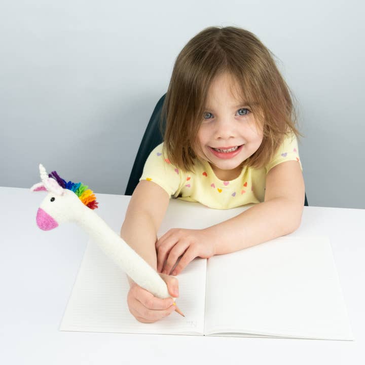 The Winding Road – Engroshandel Blyantstop - Børn – Pencil Topper - Enhjørning1