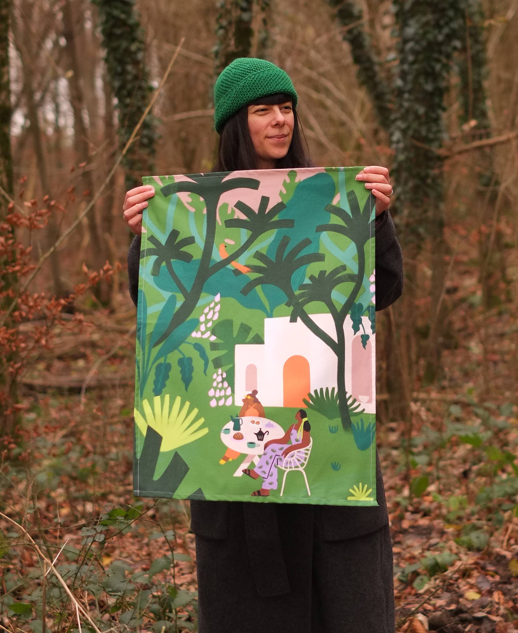 Ana Gaman - Wholesale Tea Towel - Tea towel | Ana Gaman Illustration1