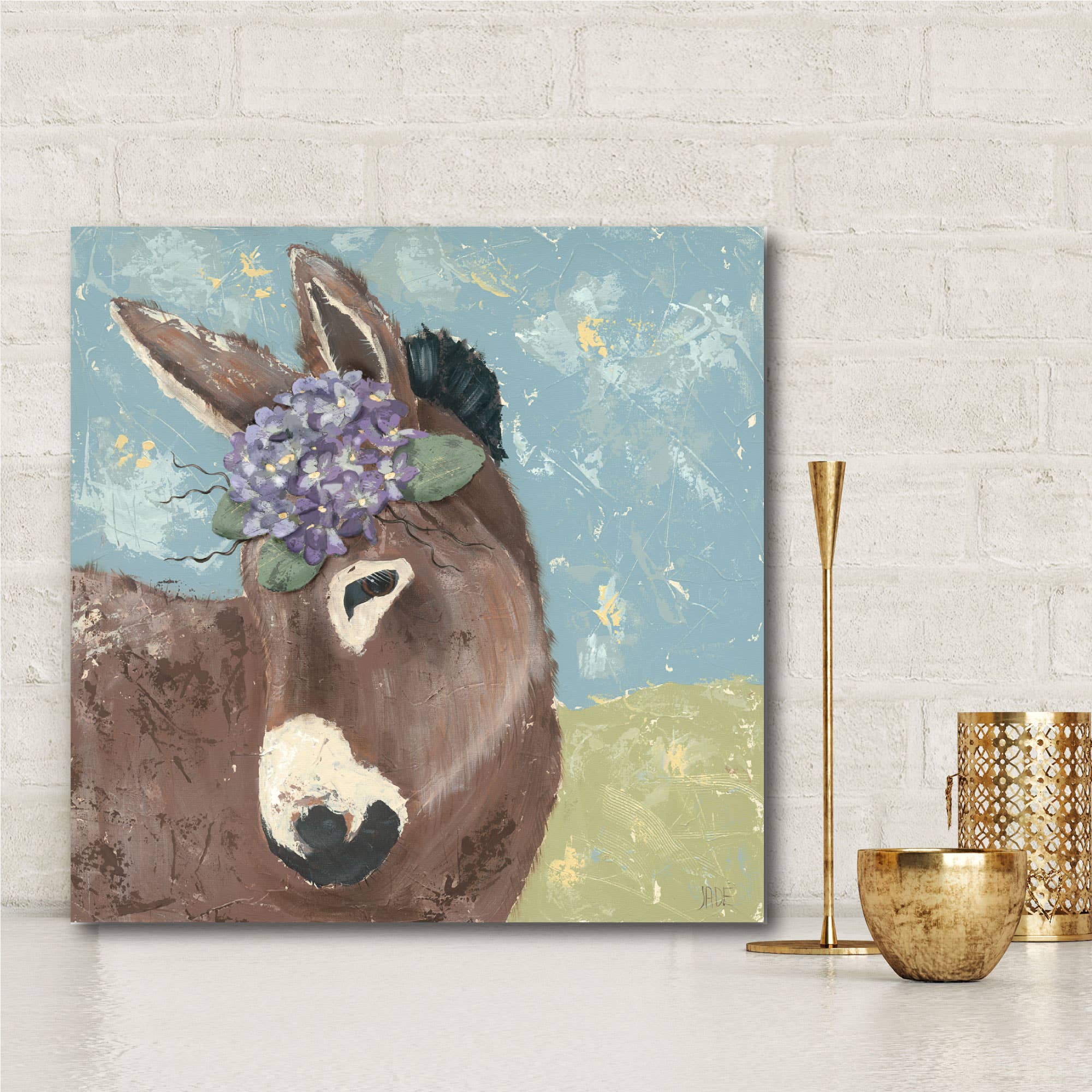 Courtside Market - Wholesale Art Print - Pretty Donkey Gallery - Wrapped Canvas Wall Art1
