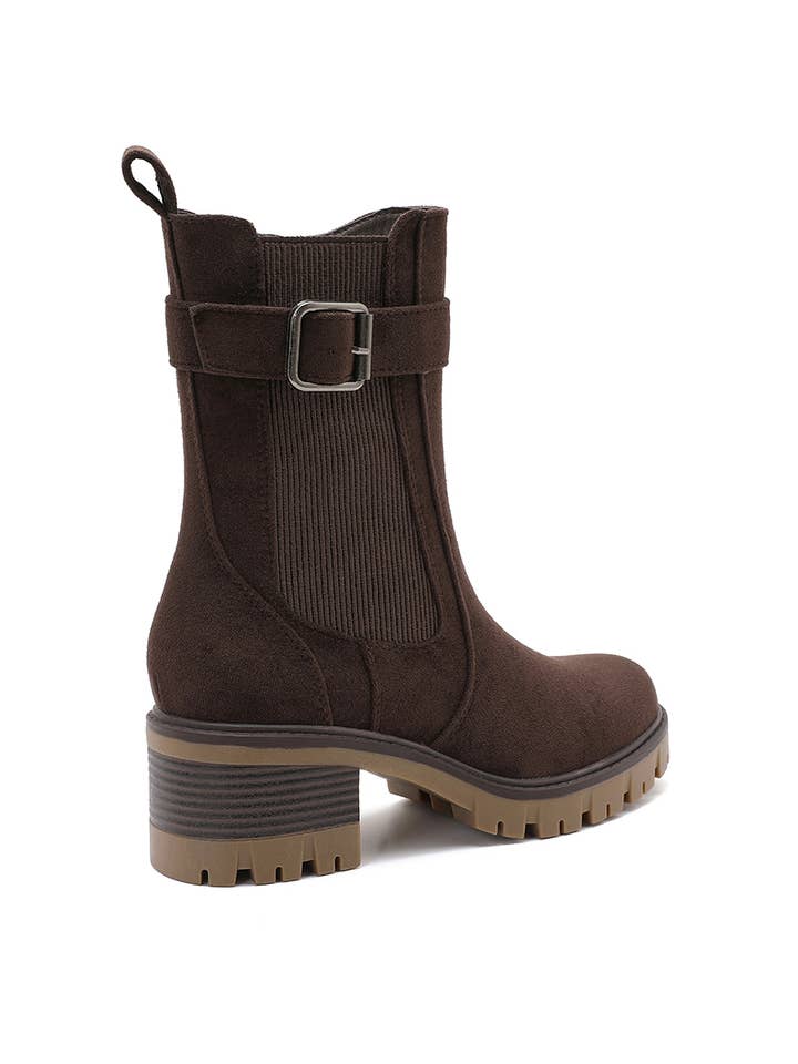 Joia Paris - Wholesale Boots - Women's - Block heel boots with sturdy lug sole WZ-1105