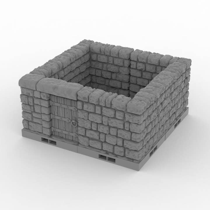 baldosas de mazmorra dnd - Habitación Pequeña de 4"x4" - Tema de Mazmorra | Terreno de Mesa | Dungeons And Dragons 5e, D&D, Pathfinder 2e, Wargaming, Fat Dragon para venta al por mayor de The Beaver and Broadsword