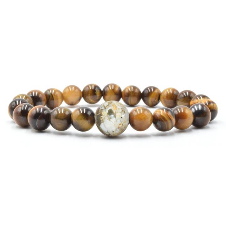 Trage ein echtes Stück Lake Erie - Tiger's Eye für den Großhandel von Homes Bracelets