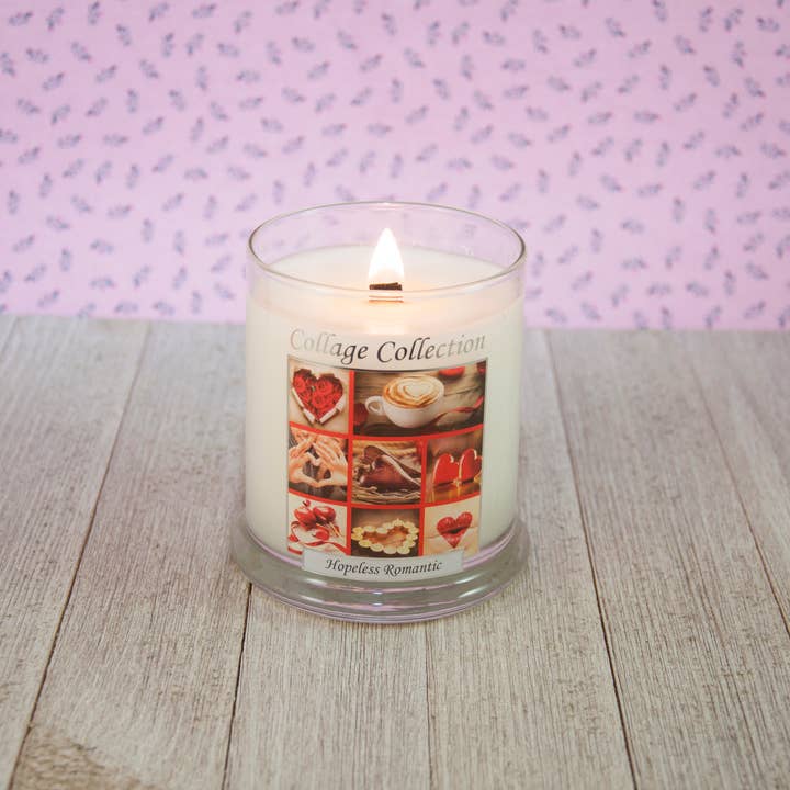 The Candle Cottage & DUOS Dual Fragrance Candles - Wholesale Jar/Filled Candle - Collage Collection - Hopeless Romantic