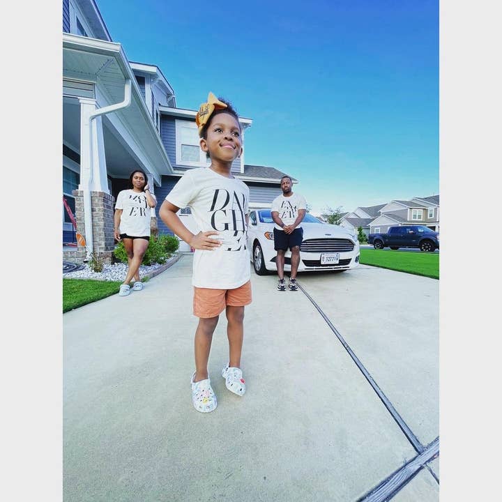 White Daughter Logo Remix T-shirt (Kids) for wholesale on Faire5