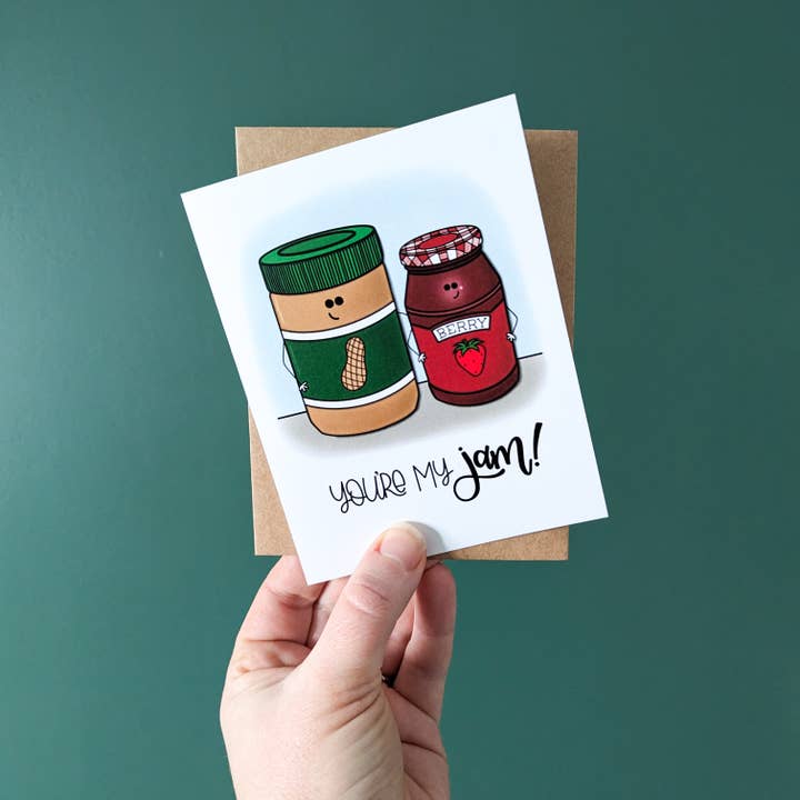 You're My Jam Card for wholesale by Real Happy Designs