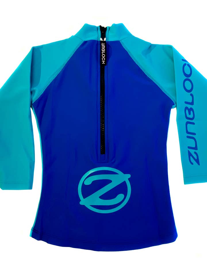 Zunblock Austria - Wholesale Rashguard Set - Kids - LS Top+3/4 leg unisex Zunblock UPF 50+1