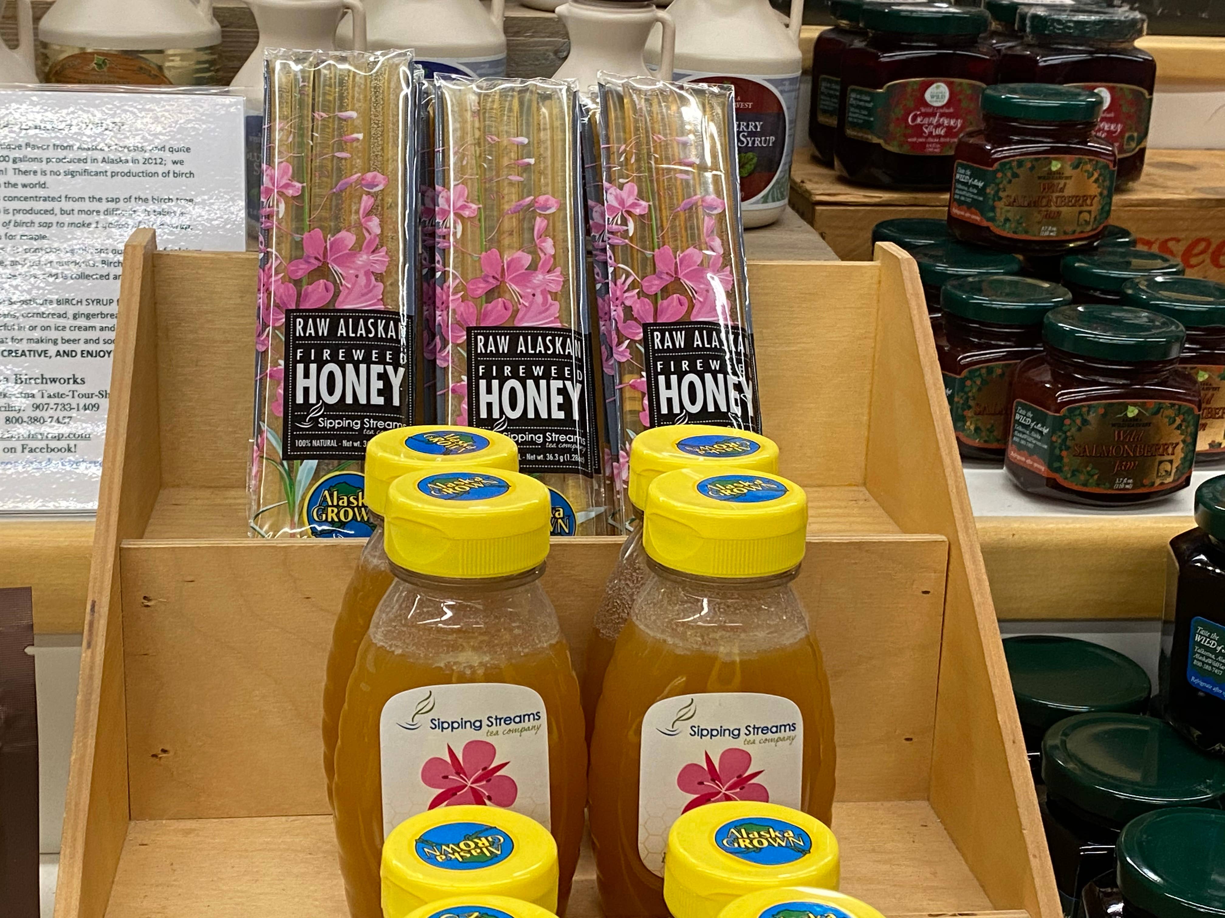 Sipping Streams Tea Company - Wholesale Honey - Fireweed Honeystick Pack - Honey from Alaska1
