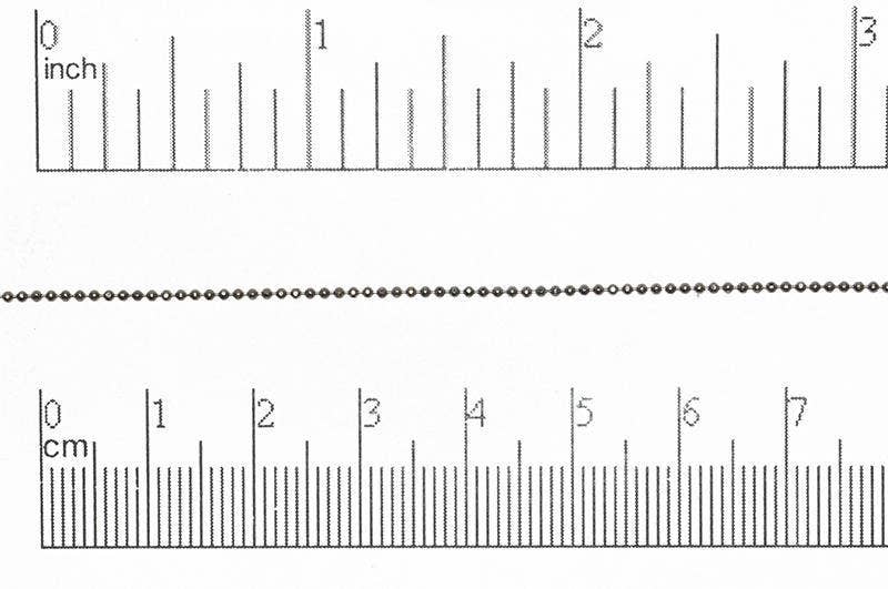 Continental Beads - Wholesale Craft Supplies - 1mm Diamond Cut Ball Chain sold by The Foot - CH 8513