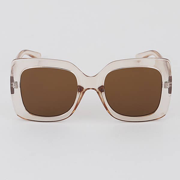 MIX COLOR Wide Frame Rectangle Sunglasses for wholesale on Faire
