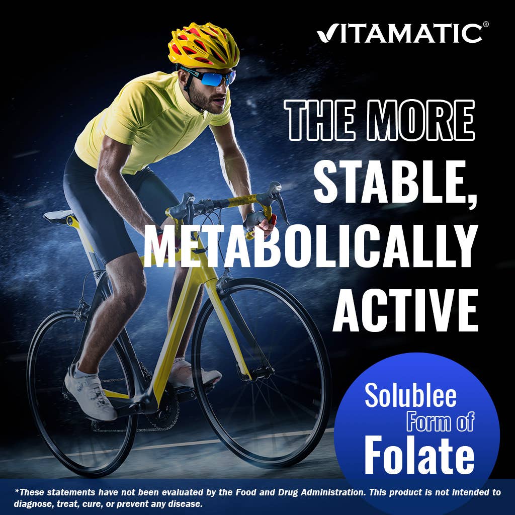 Vitamatic - Wholesale Oral Supplement/Vitamin - Vitamatic Methyl Folate 15mg | 120 Vegetable Capsules3