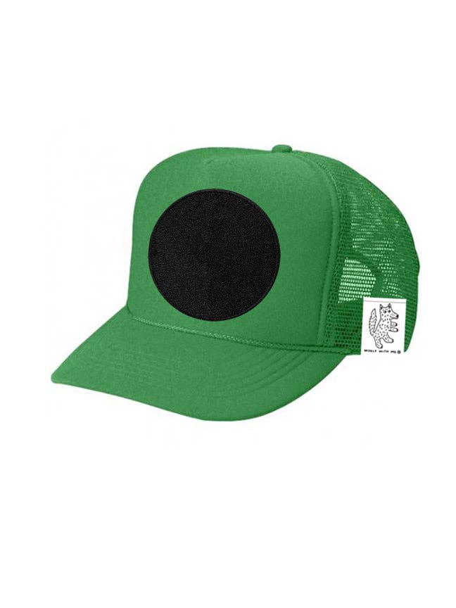 KIDS Customizable Trucker Hat, Patches Sold Separately (Green) for wholesale by WOOLF WITH ME®