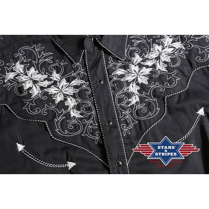 Stars & Stripes® – Großhandel Hemd mit Button-down-Kragen – Herren – Westernhemd - Garth