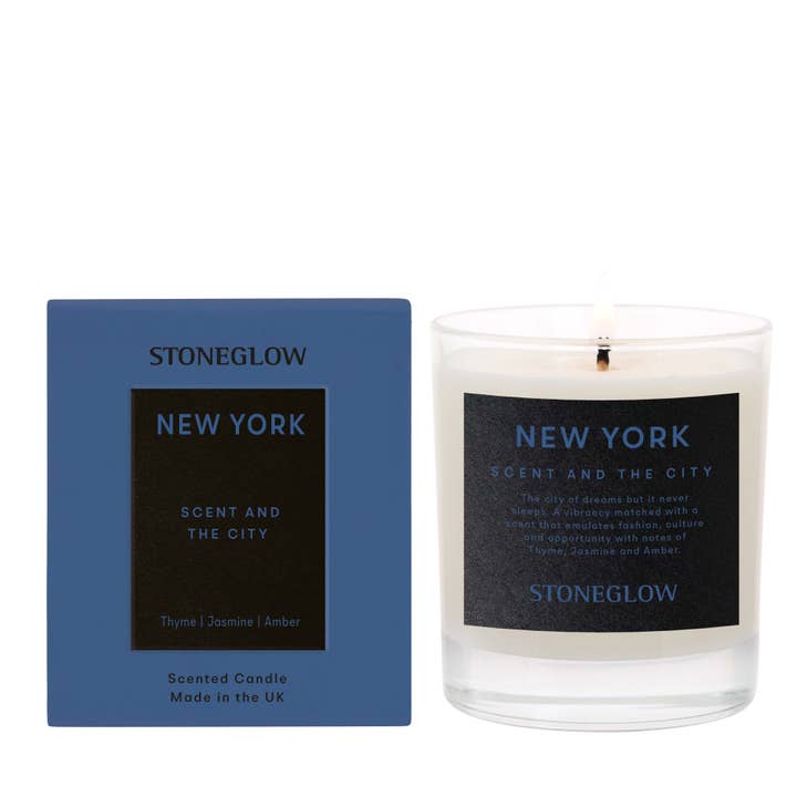 Explorer - Nueva York - Scent And The City - Vaso para venta al por mayor de Stoneglow Candles