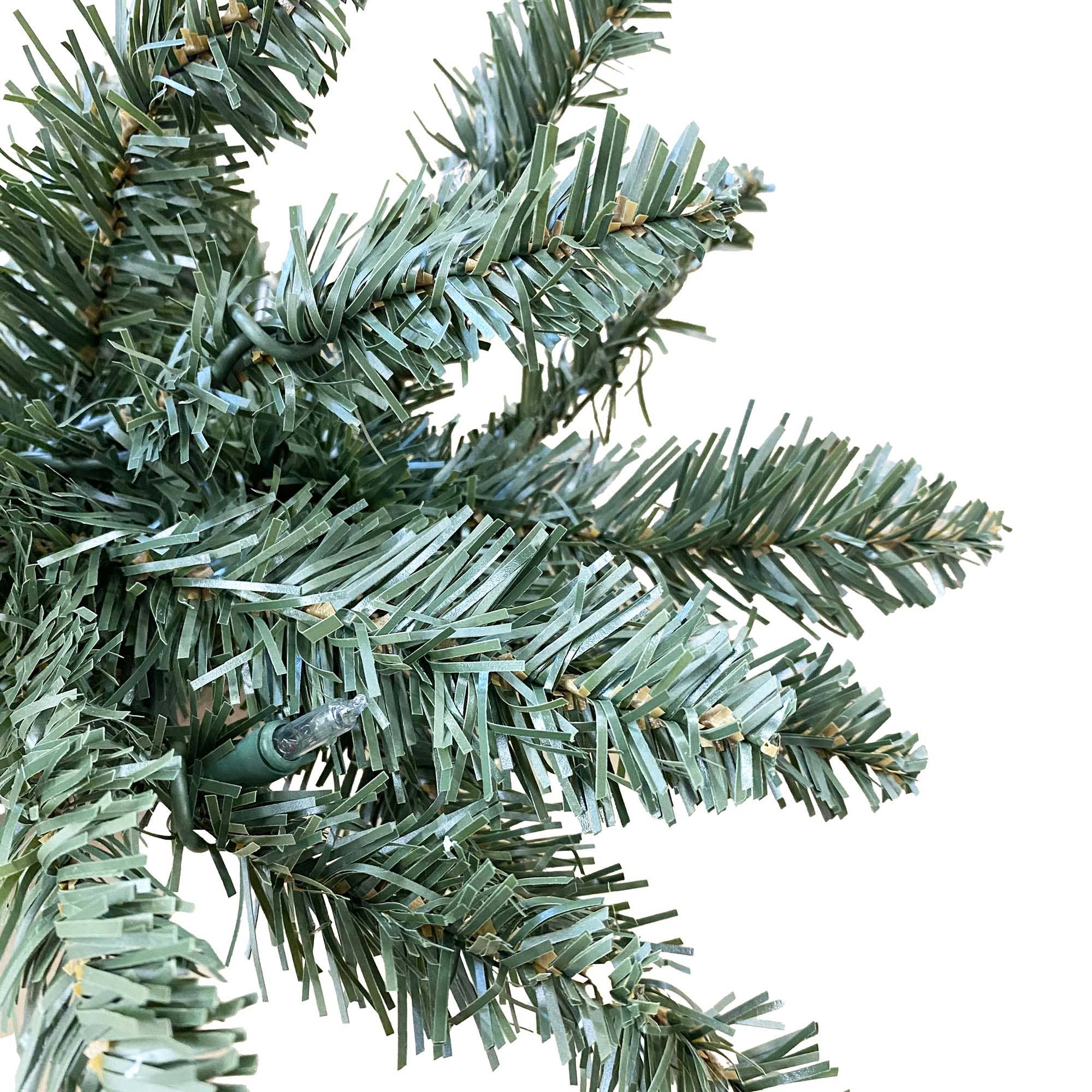 Santa’s Workshop Inc. - Wholesale Artificial Christmas Tree - 7' Pencil Slim, 200 UL Lights1