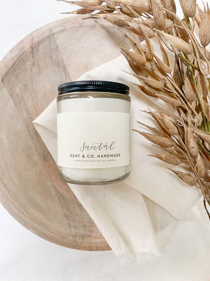 Santal Soy Candle | Set of 4 | Designer Fragrance Dupe for wholesale by Kent and Co. Handmade