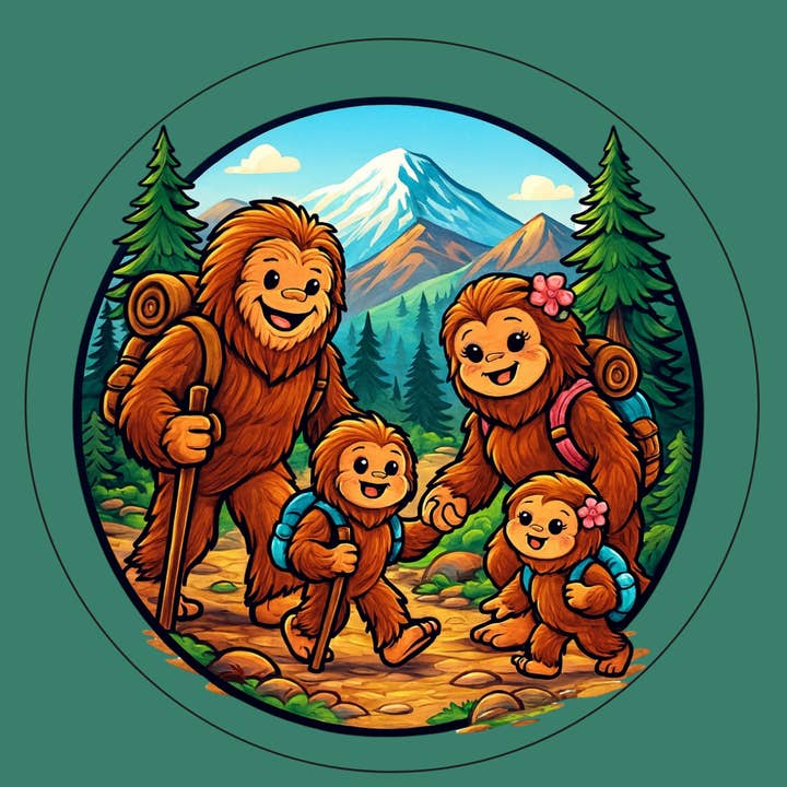 The Smelly Sasquatch - Wholesale Sticker - Stickers10