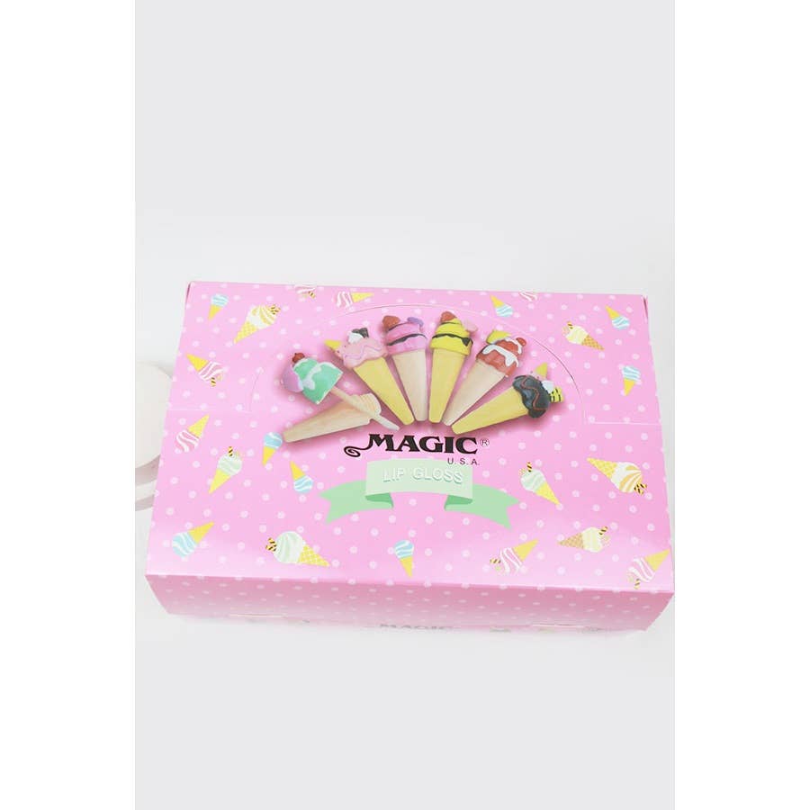 MIX COLOR Ice Cream Sweet Lip Gloss for wholesale on Faire8