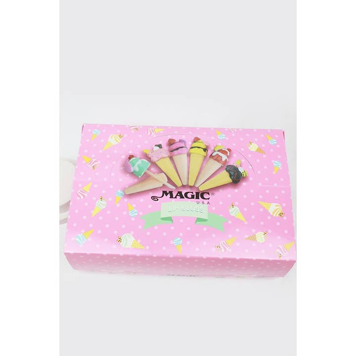 MIX COLOR Ice Cream Sweet Lip Gloss for wholesale on Faire8