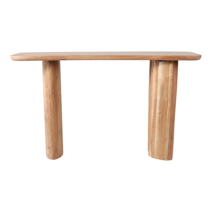 Sagebrook Home - Wholesale Console Table - Wood Rounded Edge Curved Leg Console Table - Brown, 30 in.6