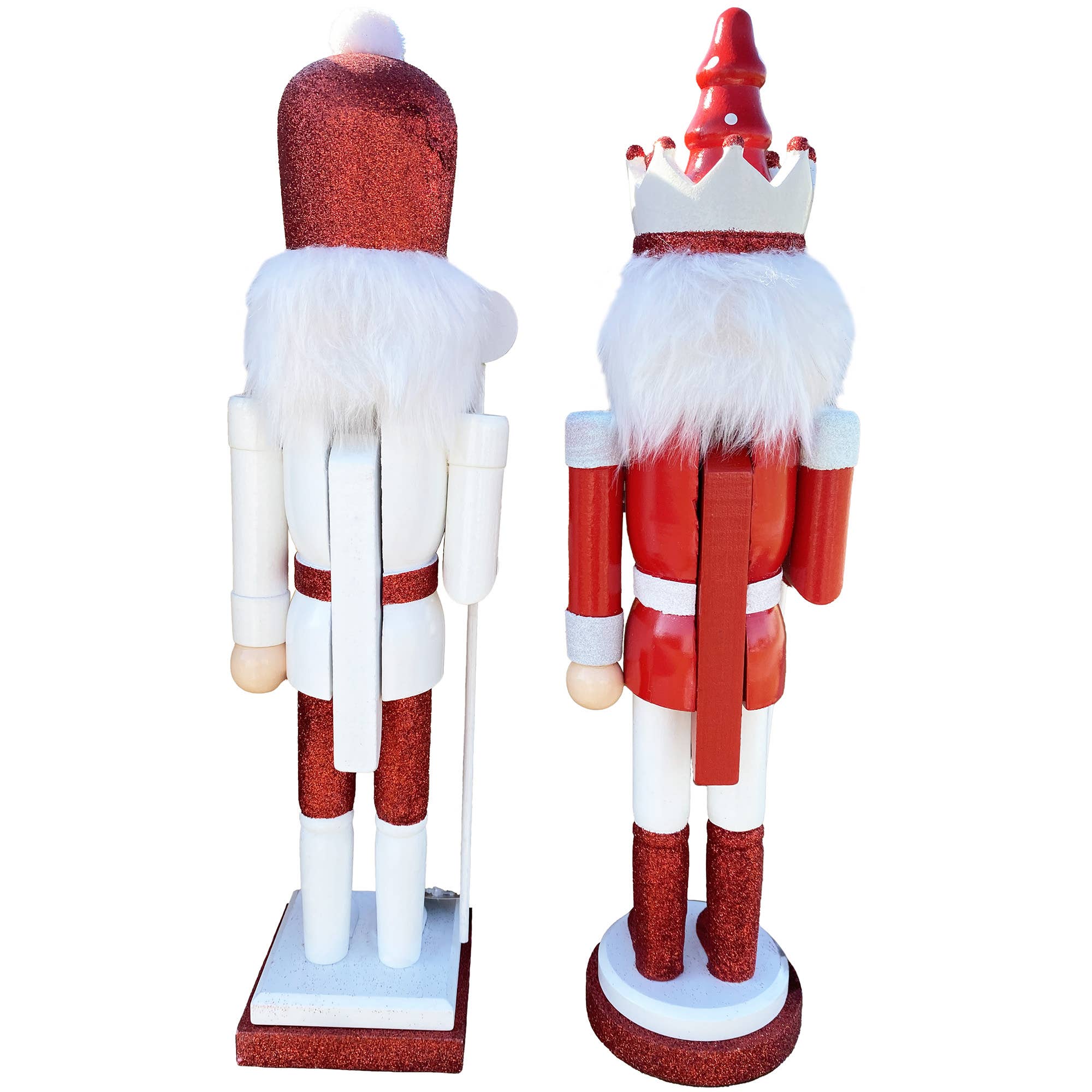 Santa’s Workshop Inc. - Wholesale Holiday Nutcracker - 15" Red Peppermint Nutcracker, 2 asst.3