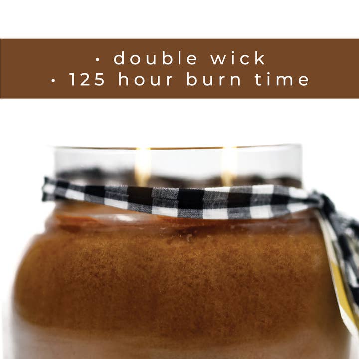 A Cheerful Giver - Vente Bougie en bocal - Bougies parfumées Cadeau de 22oz - Brioches à la cannelle chaudes et fondantes3