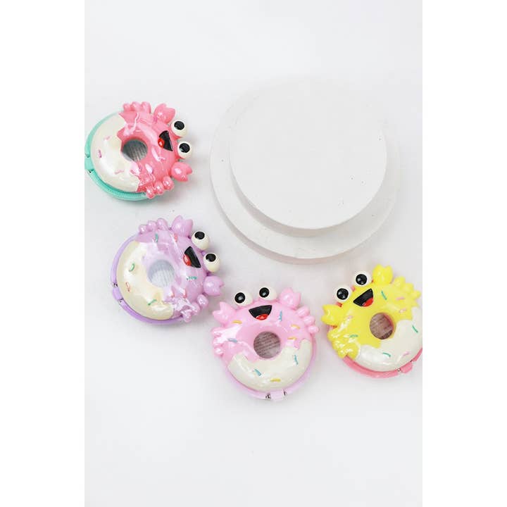 MIX COLOR Happy Crab Donut Flavored Lip Gloss for wholesale on Faire