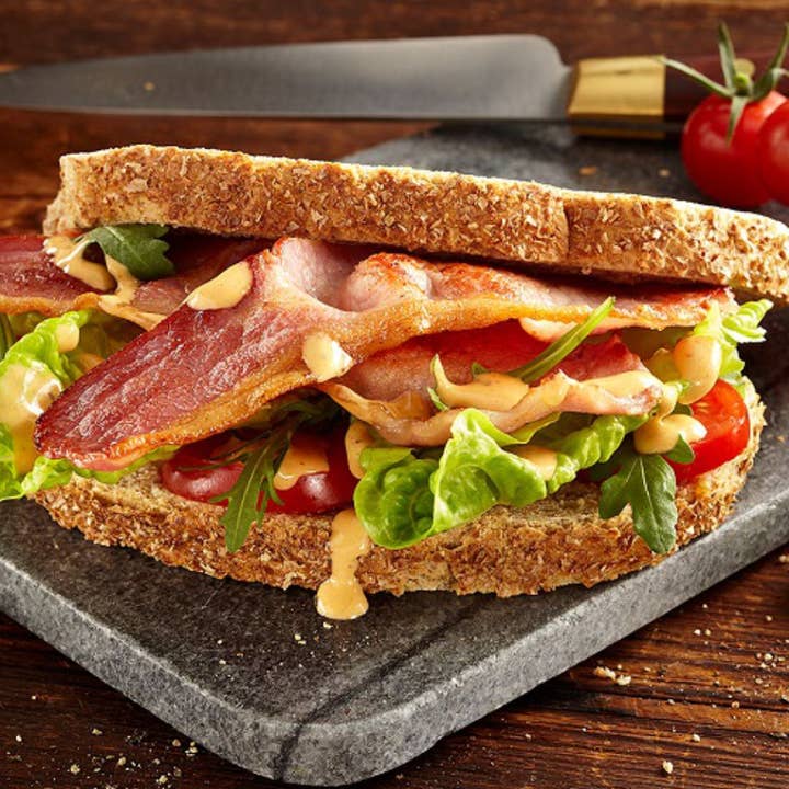 Helen Browning's Organic – wholesale Pork – Organic Smoked Back Bacon 1