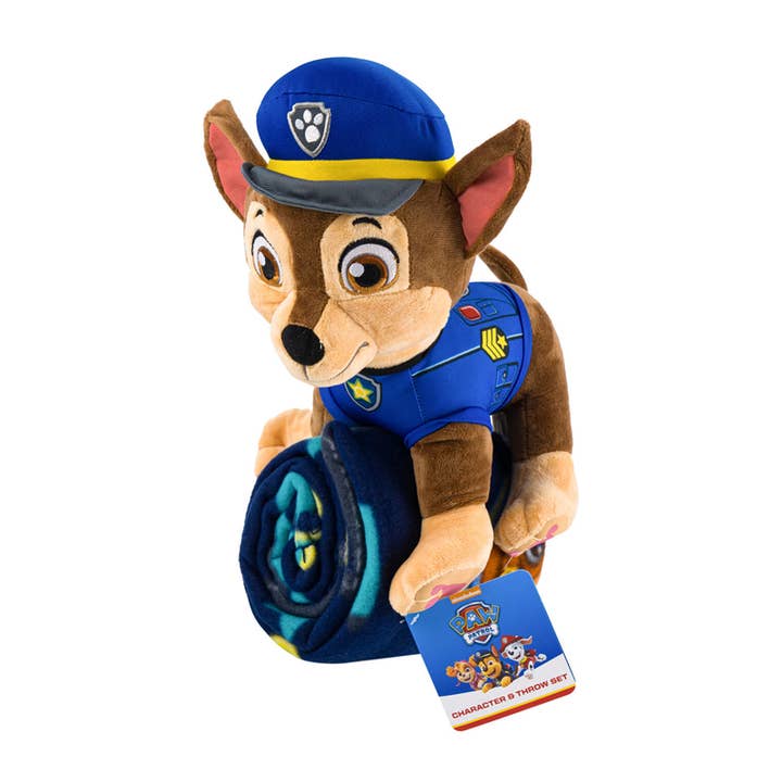 Conjunto de Abraço e Manta Chase da Patrulha Pata - 2 Peças por atacado de Deluxe Import Trading