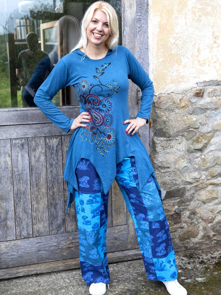 Arwen hooded pixie top for wholesale by Wicked Dragon Clothing