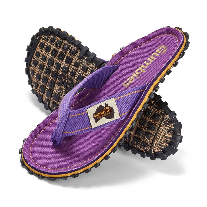 Islander Flip-Flops - Women's - Classic Purple for wholesale by Gumbies
