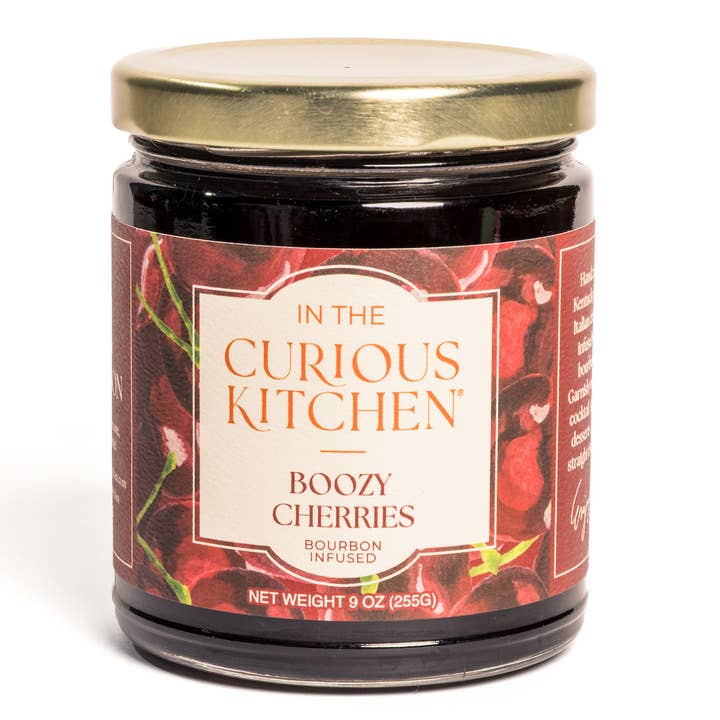 Boozy Cherries® | Cocktail Cherries | New Packaging for wholesale by In the Curious Kitchen