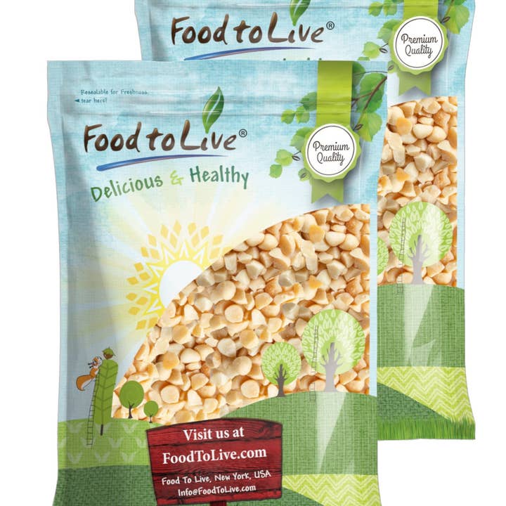 Food To Live - Wholesale Nuts - Organic Macadamia Nuts, Pieces, Roasted - by Food to Live9
