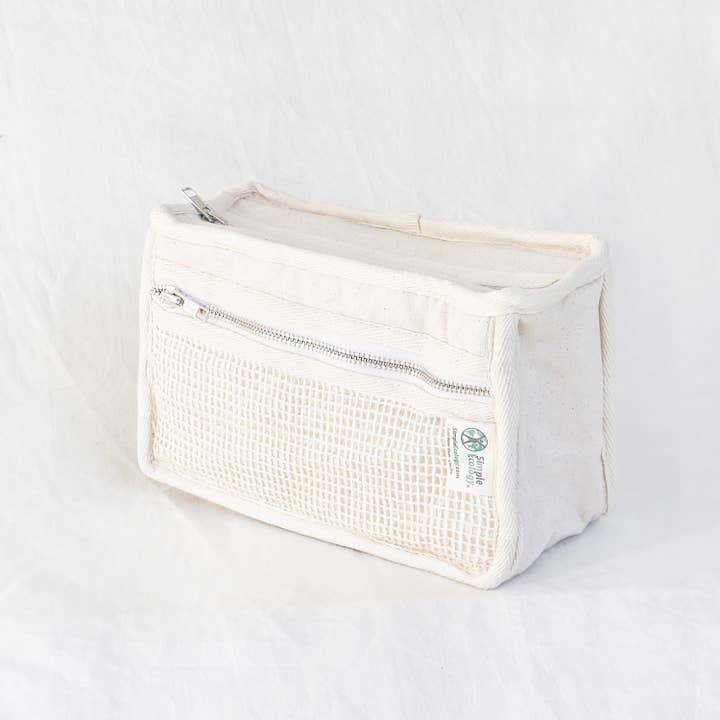 Simple Ecology - Wholesale Toiletry Bag - Unisex - Organic Cotton Padded Toiletry Bag - Simple Ecology