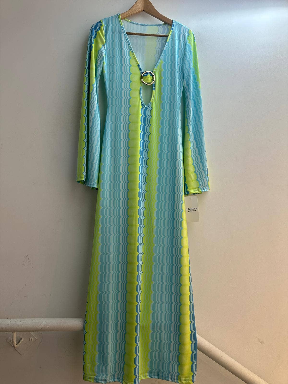 LORIANE - Venta al por mayor Vestido - Mujer - 6758 Vestido largo estampado6