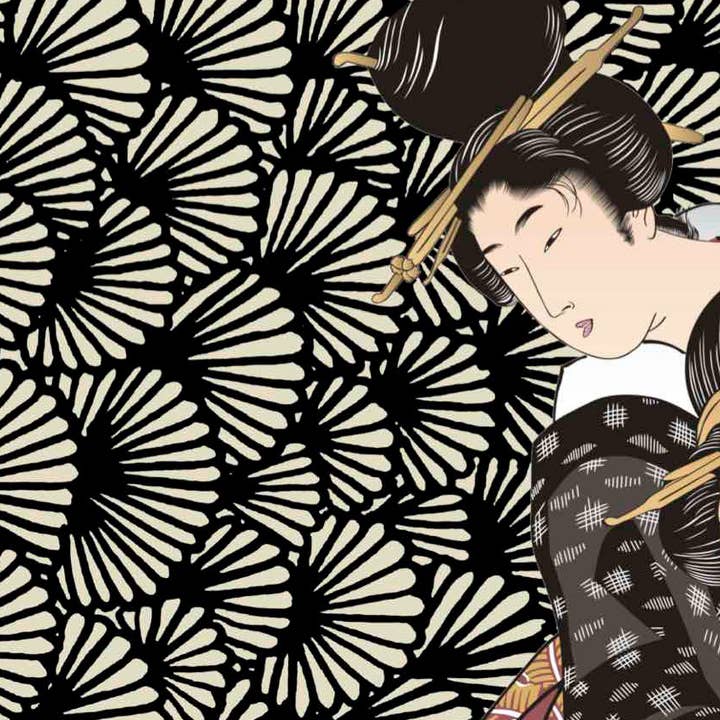 Geisha Panna Tæppe for engroshandel hos Pink Martini