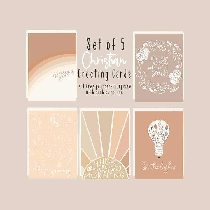 swaygirls - Wholesale Stationery/Notecard Set - Christian Greeting Card Set | Faith cards