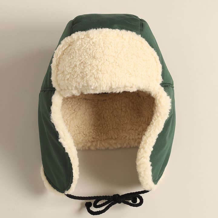 Fashion City - Wholesale Trapper/Bomber Hat - Women's - Warm Sherpa Winter Trapper Hat with Ear Flaps3