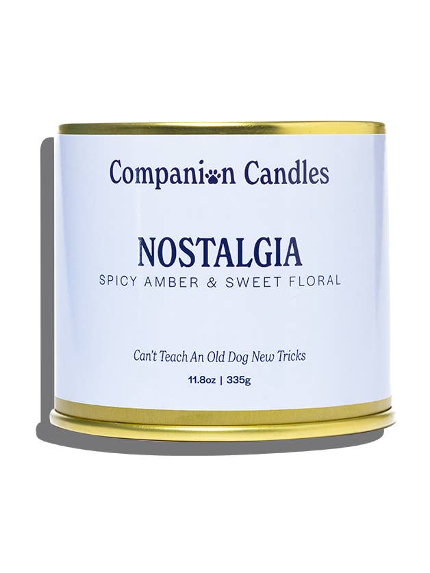 Spicy Amber & Floral Coconut-Soy Scented Candle (Pet-Safe) for wholesale by Companion Candles