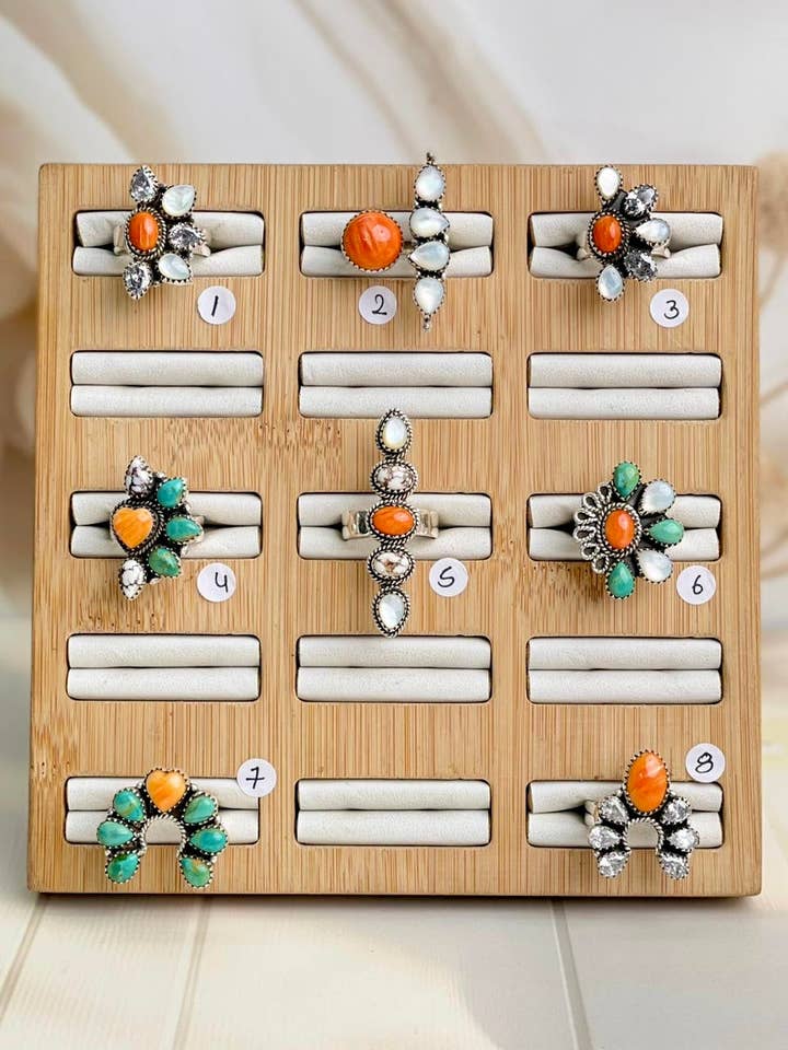 De Lente Multi Cluster Ring Brengen voor wholesale door Krush Kandy