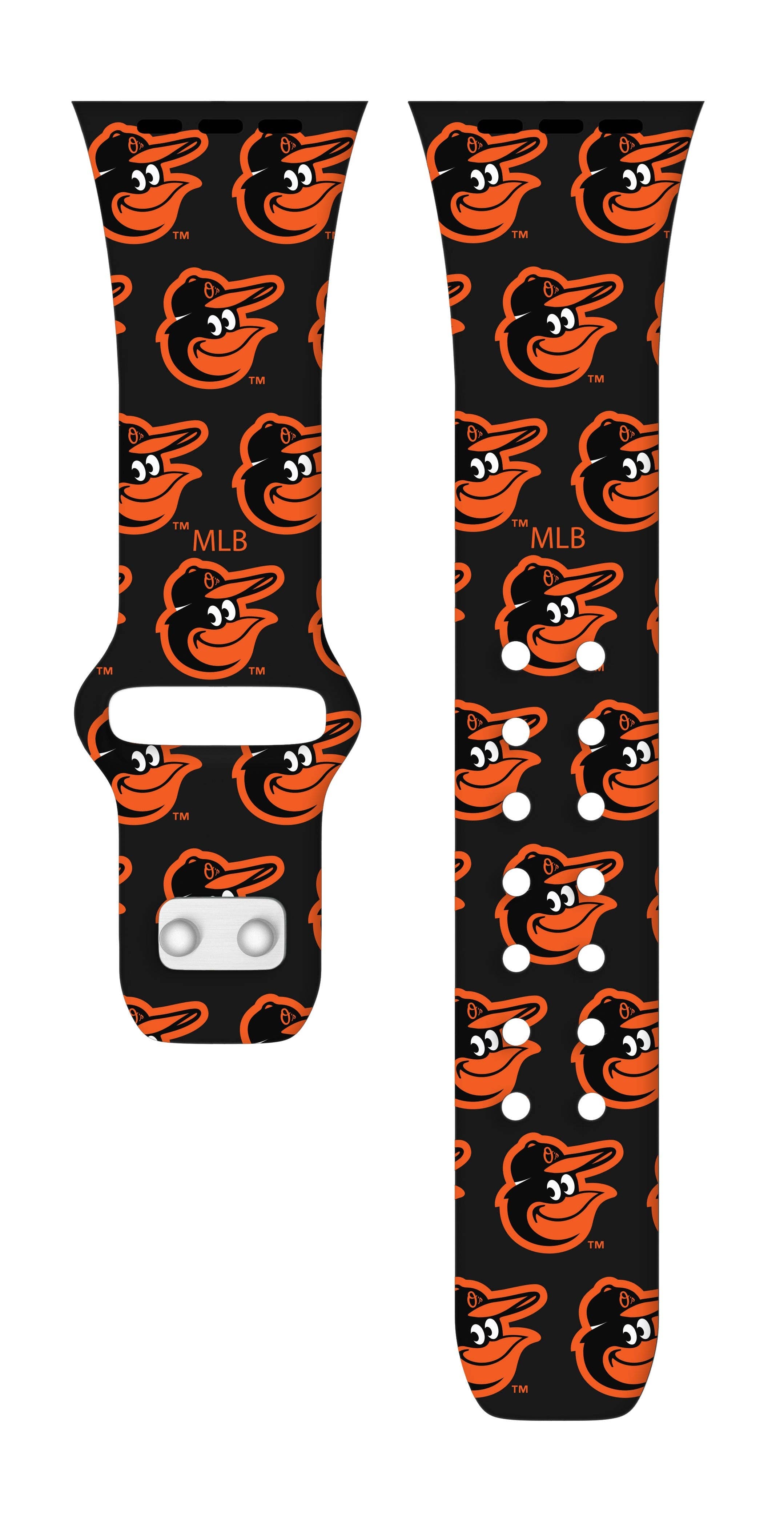 Game Time Bands - Vendita all'ingrosso Cinturino/fascia per orologio - Unisex - Cinturino Apple Watch HD Baltimore Orioles10