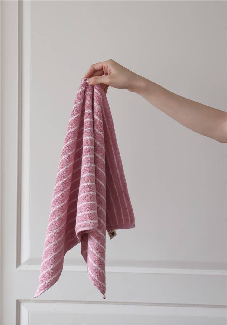 INSPECIAL HOME - Wholesale Bath Towel - Ultra Soft Absorbent Retro Stripe Bath Towel - 100% Organic 3