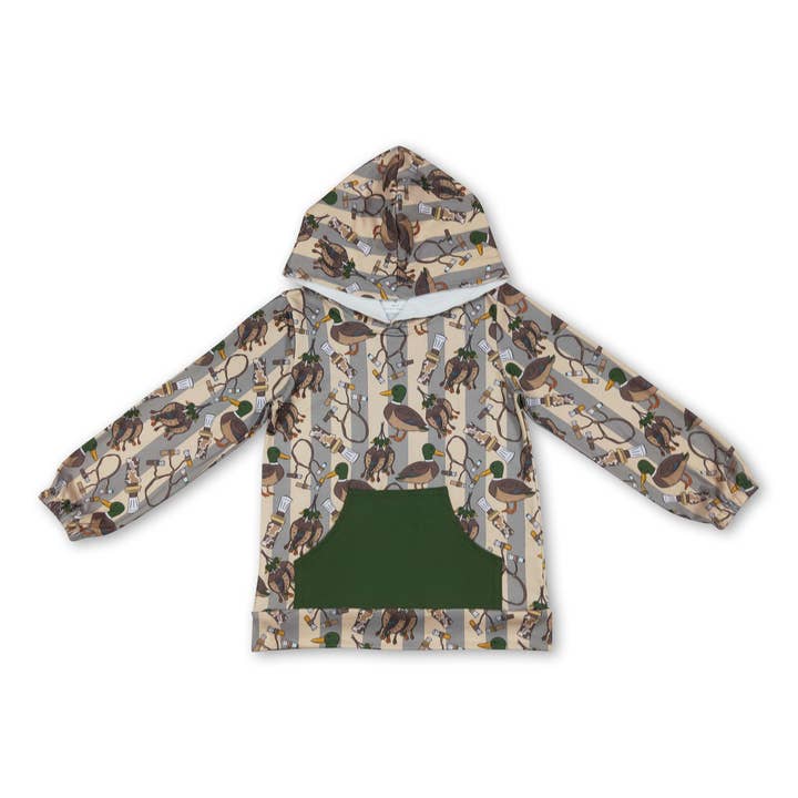 Yawoo Garments - Wholesale Hoodie - Kids - Long sleeves camo deer duck kids boys hoodie1