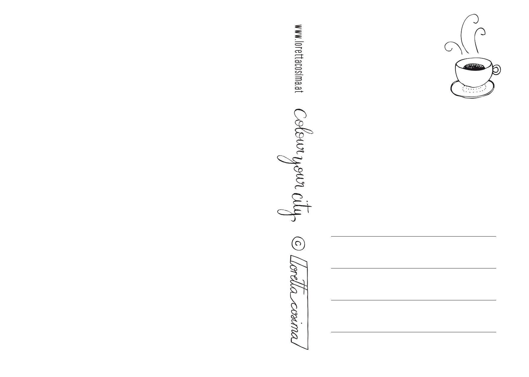 loretta cosima - Wholesale Postcard - Vienna Postcard *Colour your City*3